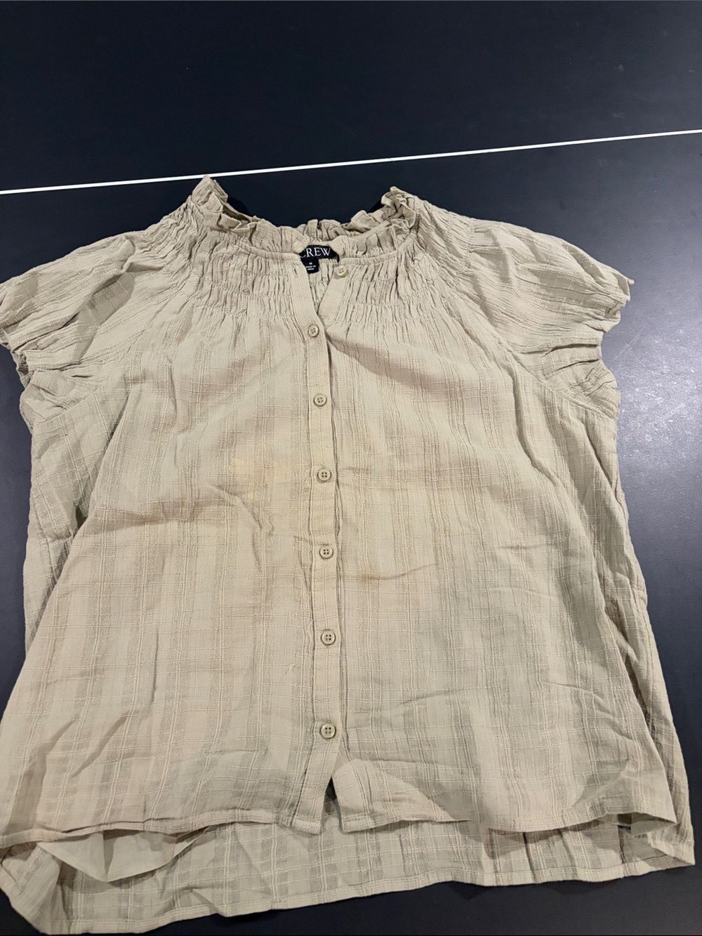 J crew light green top